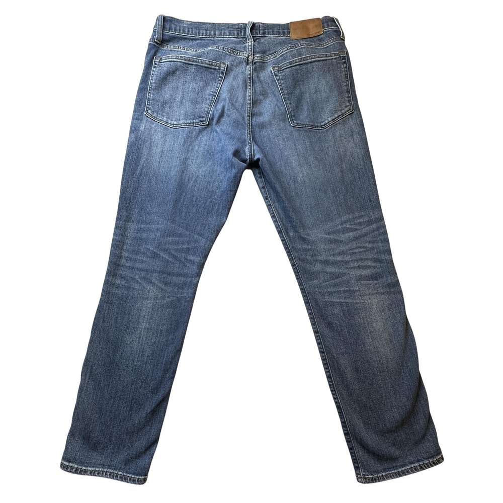 J.Crew 770 Straight Jeans Mens 36x32 (35x29) Blue Stretch Denim‎ Medium Wash